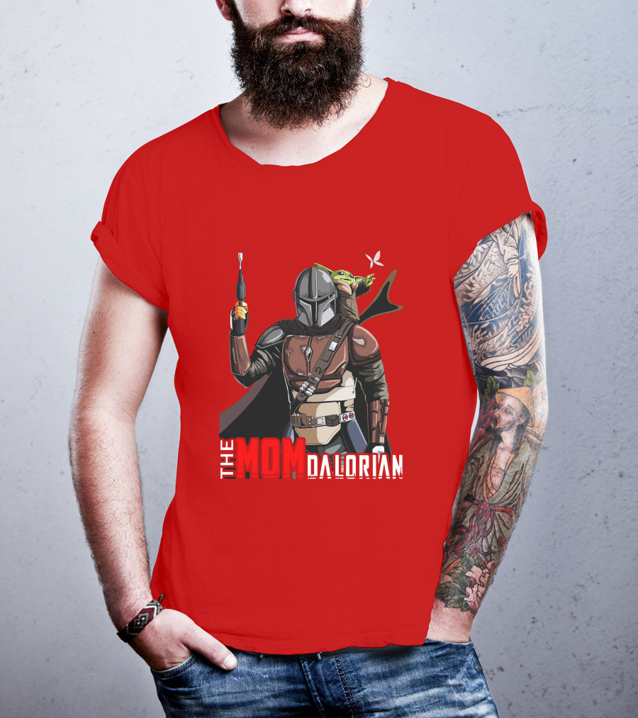 The Mom Dalorian Baby Yoda T-Shirt