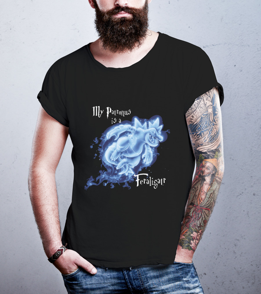 My Patronus Is A Feraligatr Pokemon Patronus T-Shirt