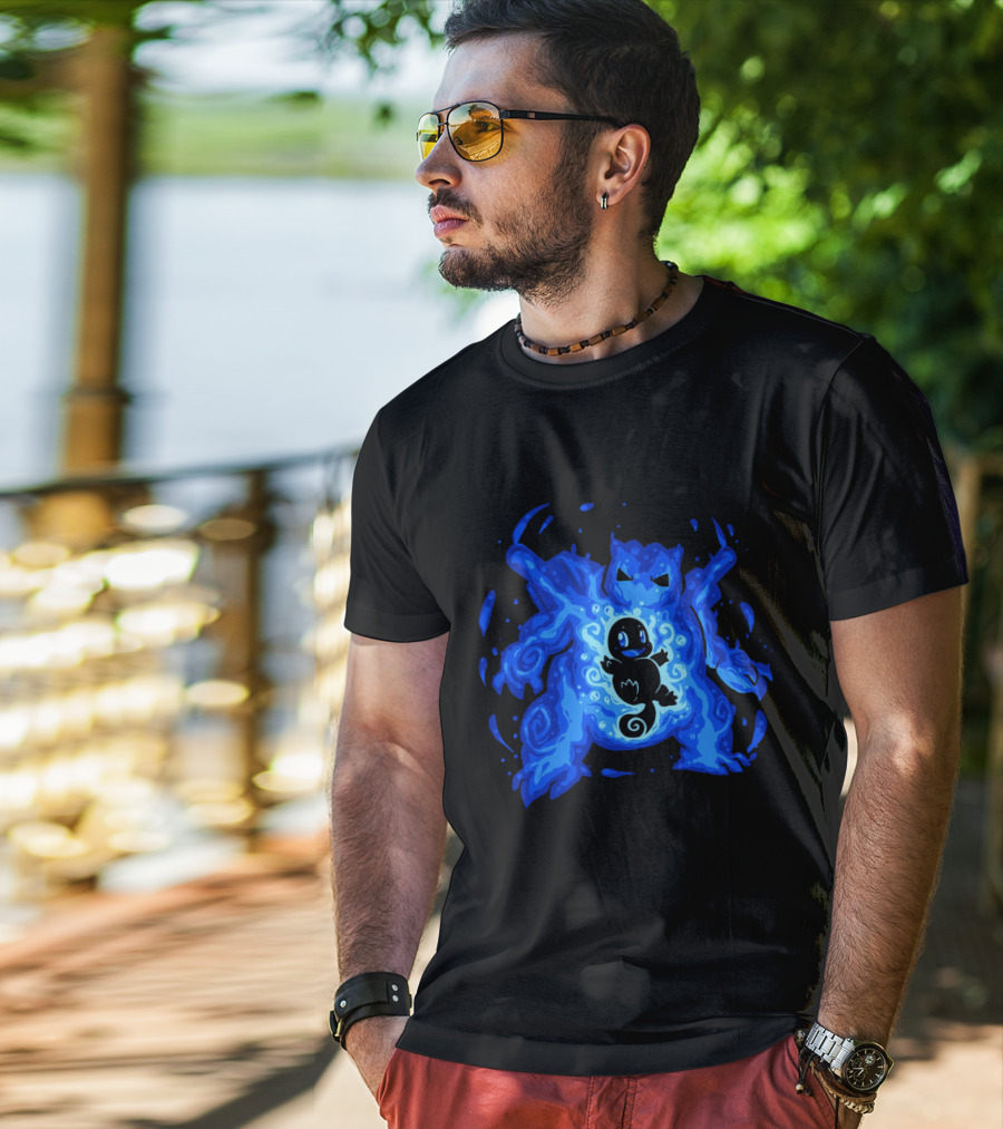 Evolution Pokemon Blastoise Water Type Charizard Elemental T-Shirt