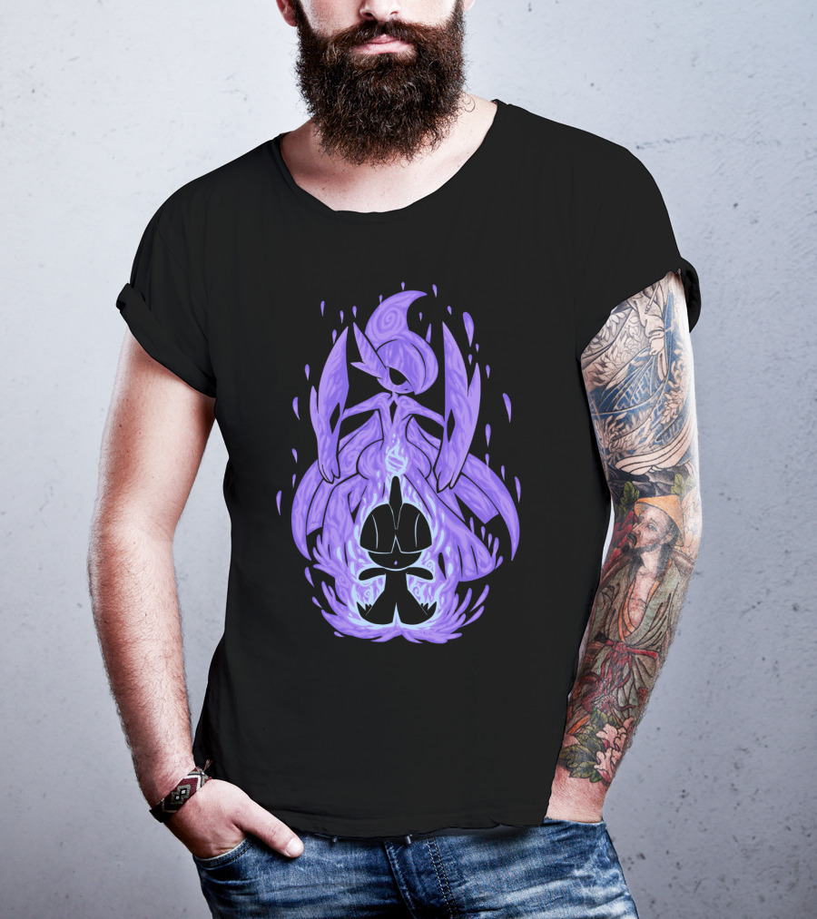 Evolution Pokemon Mega Gallade Purple Aura Transformation T-Shirt