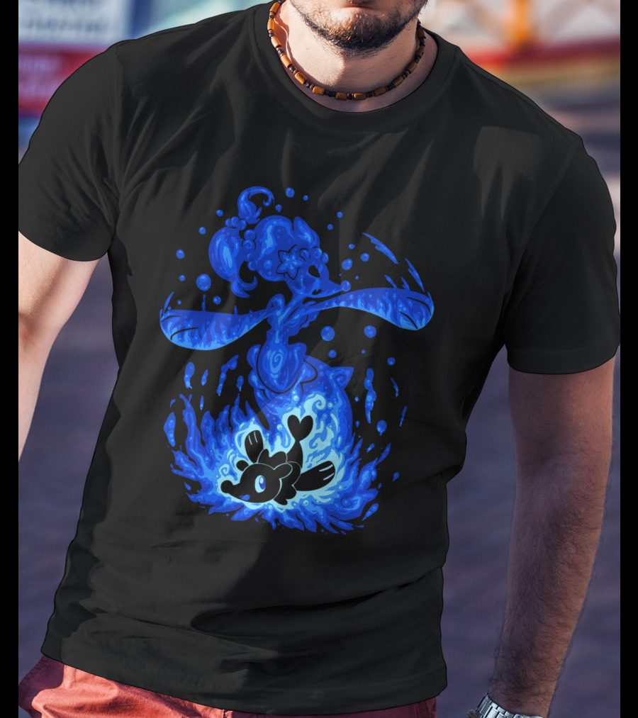 Evolution Pokemon Primarina Alolan Water-Type Transformation T-Shirt