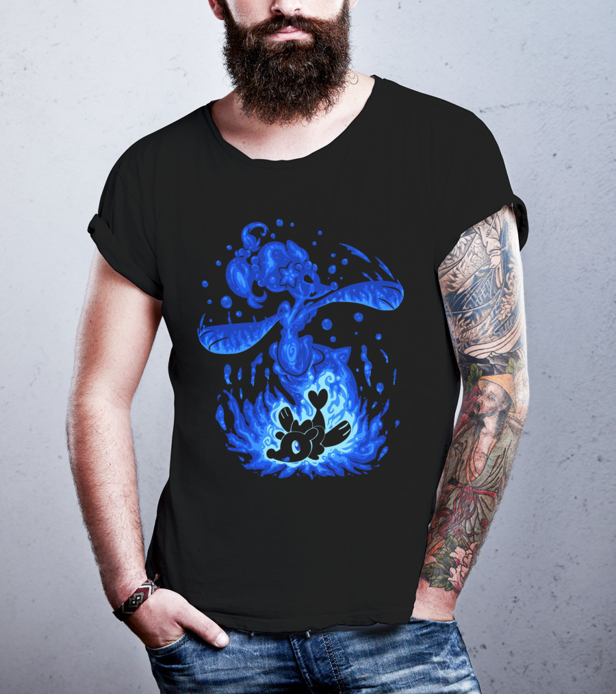 Evolution Pokemon Primarina Alolan Water-Type Transformation T-Shirt
