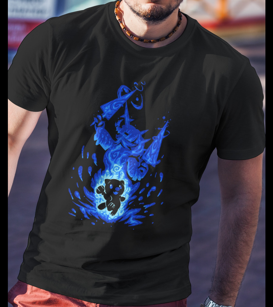 Samurott Evolution Inspired By Blue Flame And Water T-Shirt