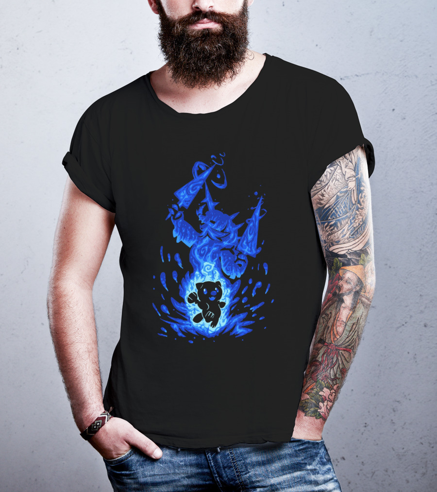 Samurott Evolution Inspired By Blue Flame And Water T-Shirt