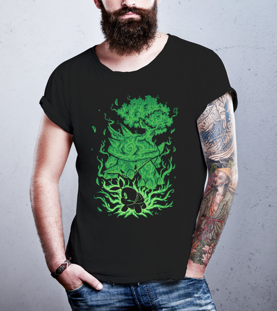 Evolution Pokemon Turtwig Grotle Torterra T-Shirt