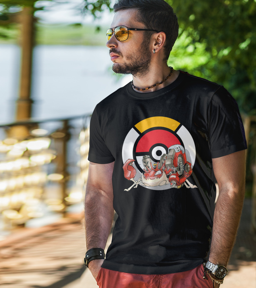 Pokemon X Overwatch Kingler X Torbjorn Mashup T-Shirt