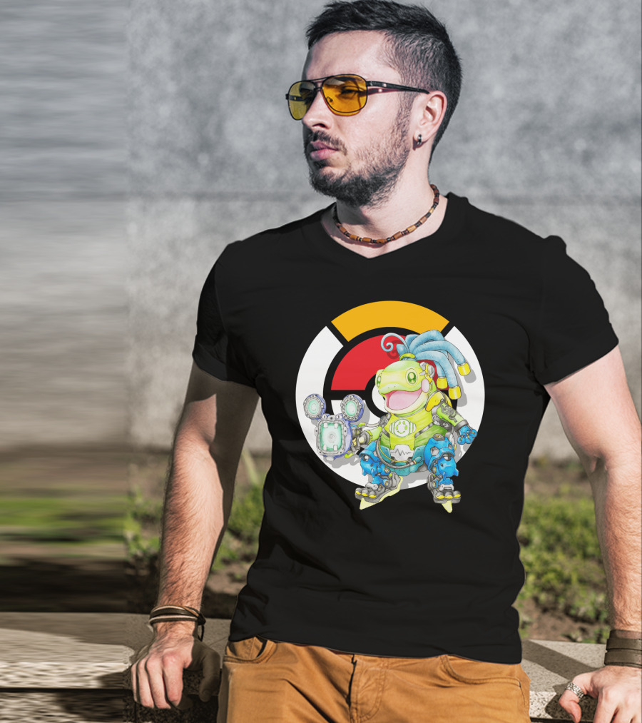 Pokemon X Overwatch Politoed Lucio Mashup T-Shirt