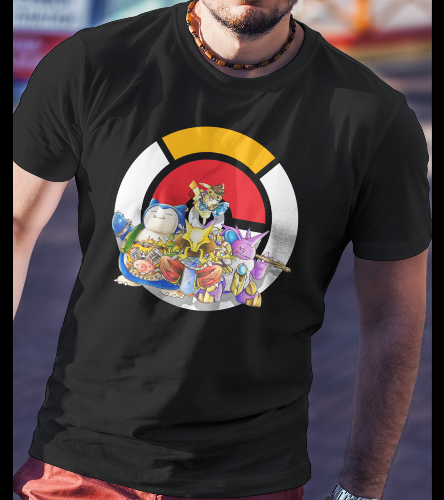 POKEMON X OVER Super Sentai Mashup T-Shirt