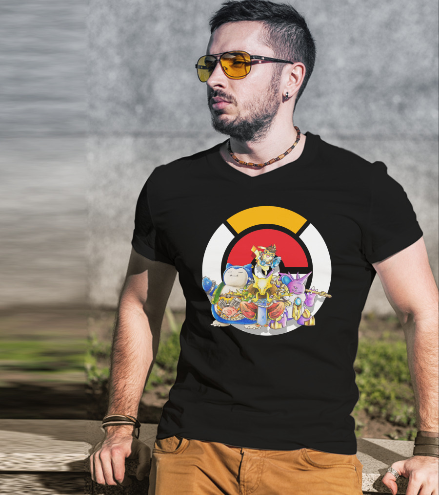 POKEMON X OVER Super Sentai Mashup T-Shirt