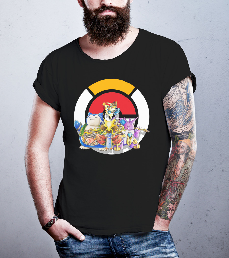 POKEMON X OVER Super Sentai Mashup T-Shirt