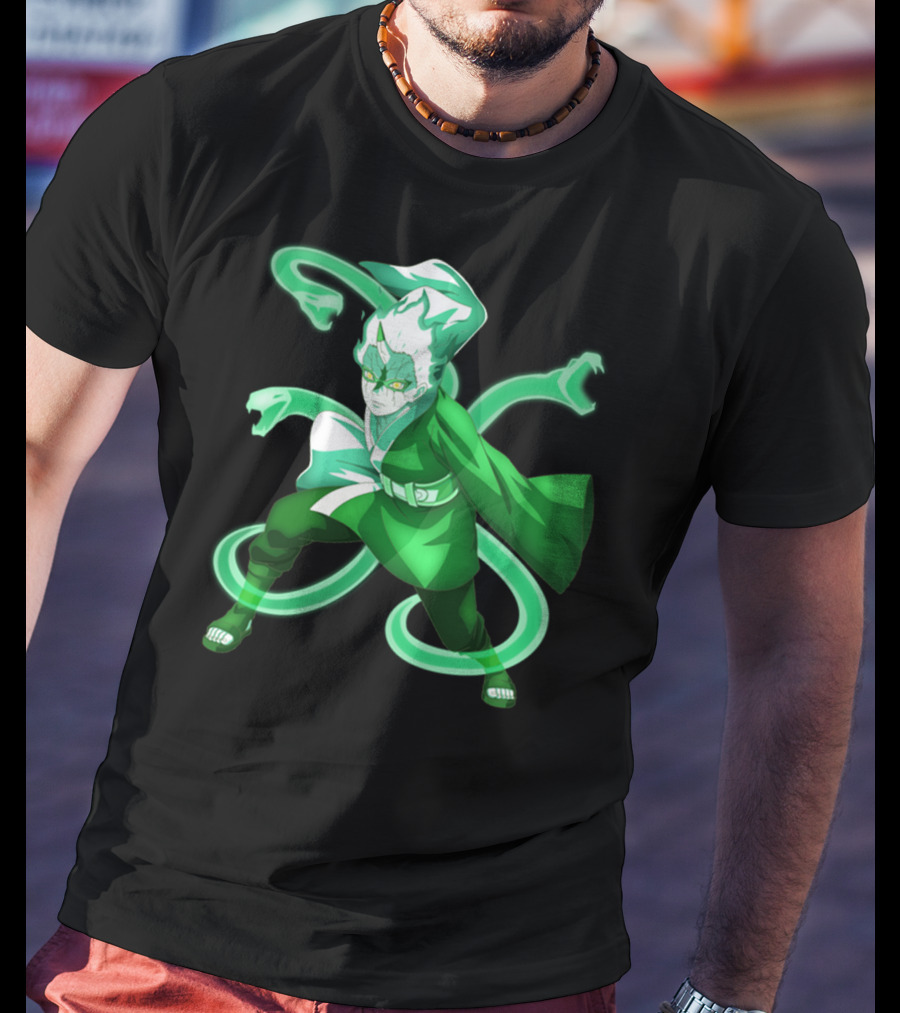 Mitsuki Orochimaru Anakins Striking Green Aura Power Form T-Shirt