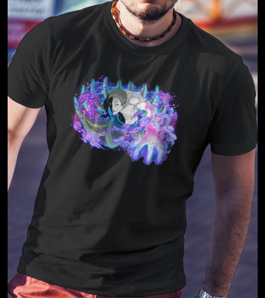 Zetsu Pastel Aura With Purple And Blue Energy Burst T-Shirt