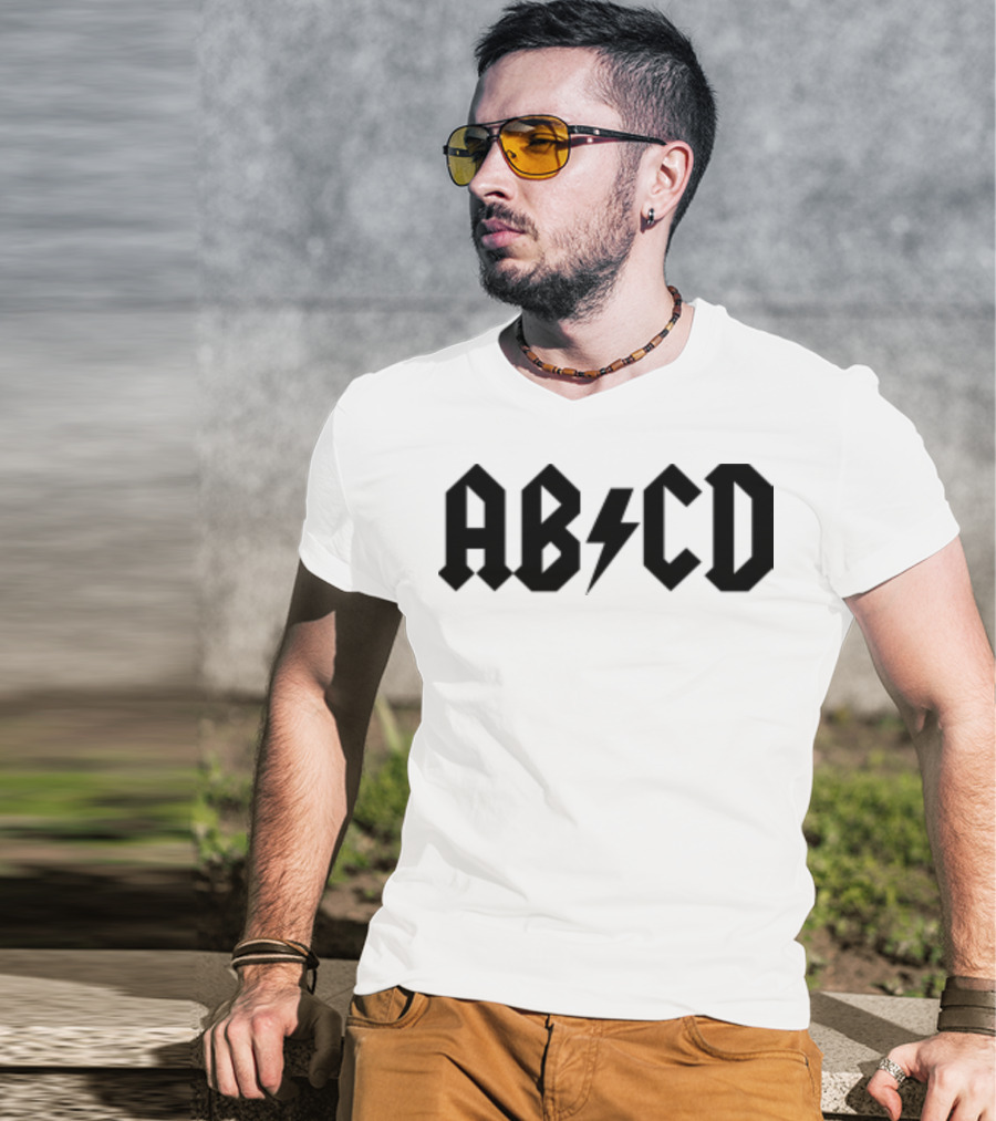 ABCD Lightning Bolt Back To School Alphabet T-Shirt