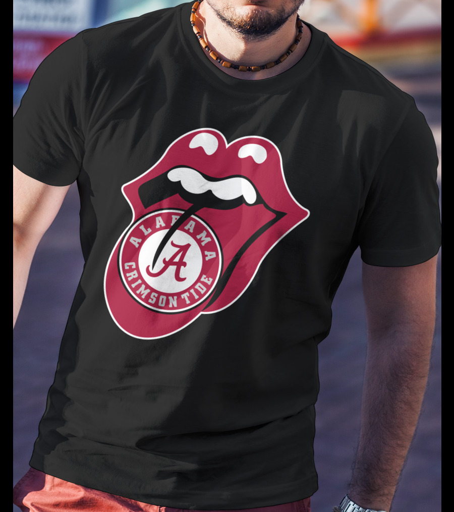 Alabama Crimson Tide Rt Edition Iconic Tongue T-Shirt