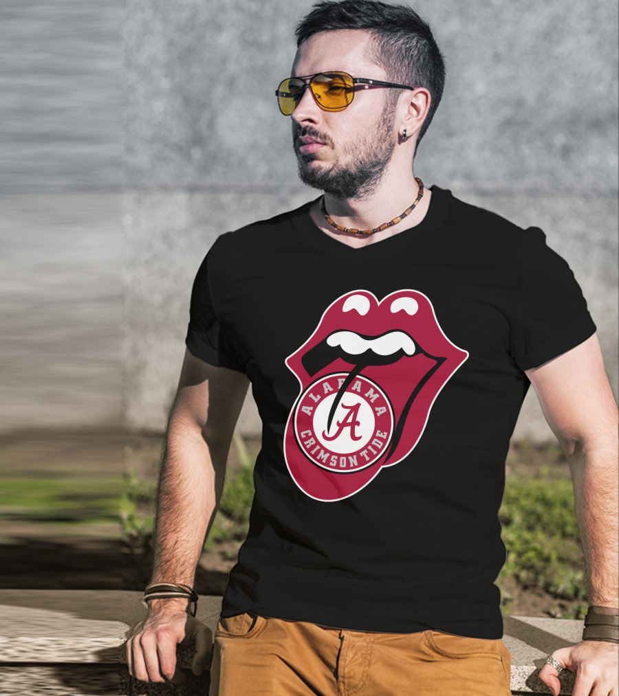 Alabama Crimson Tide Rt Edition Iconic Tongue T-Shirt