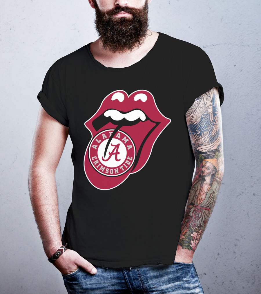 Alabama Crimson Tide Rt Edition Iconic Tongue T-Shirt