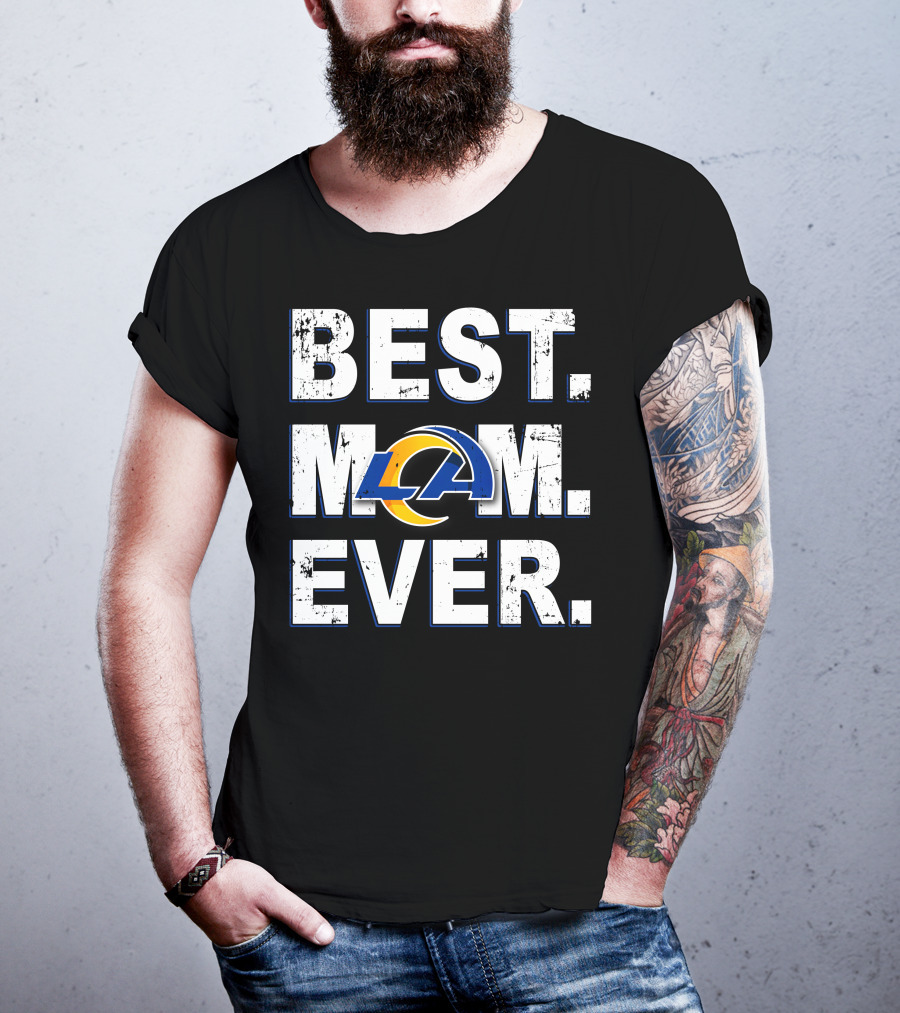 Best Mom Ever Rams La T-Shirt