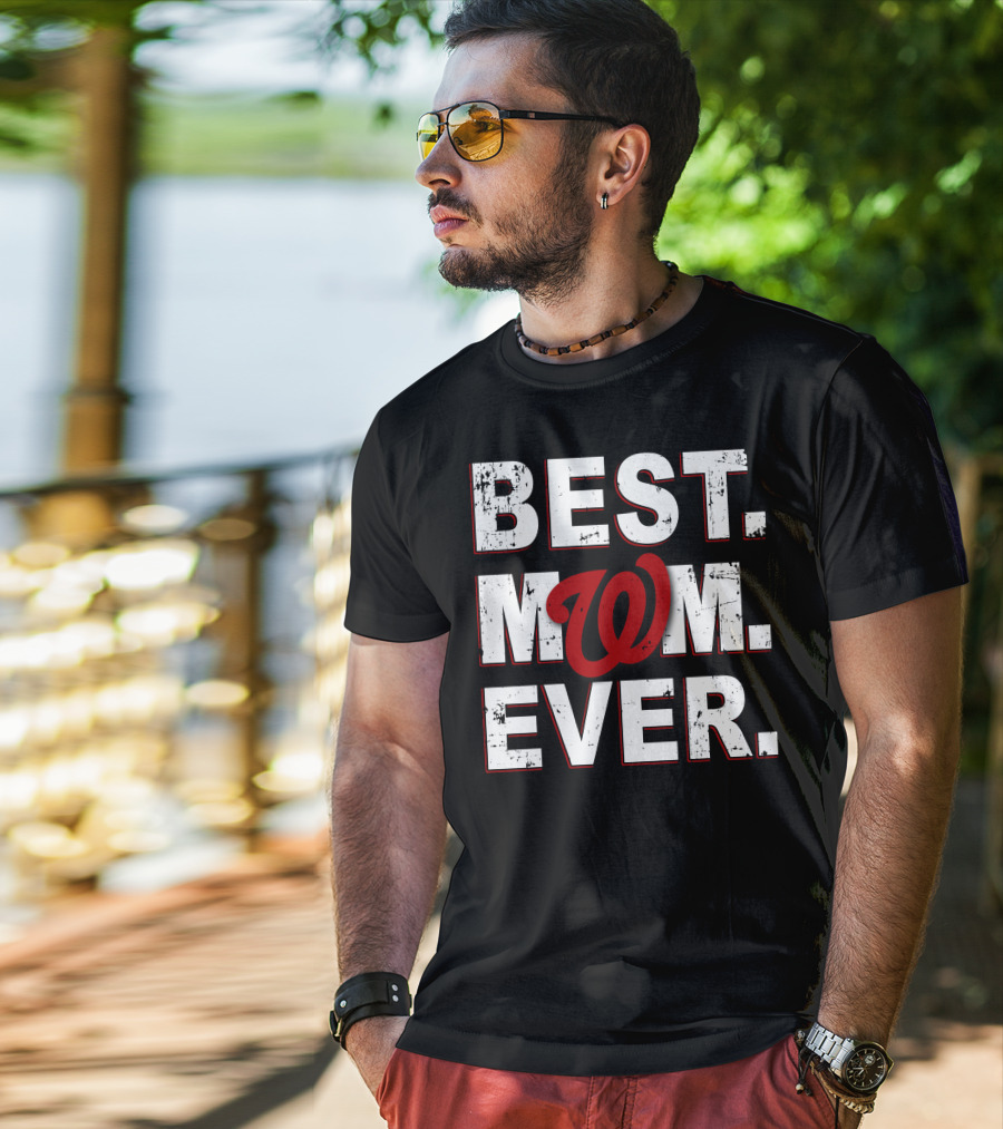 Best Mom Ever Washington Nationals T-Shirt