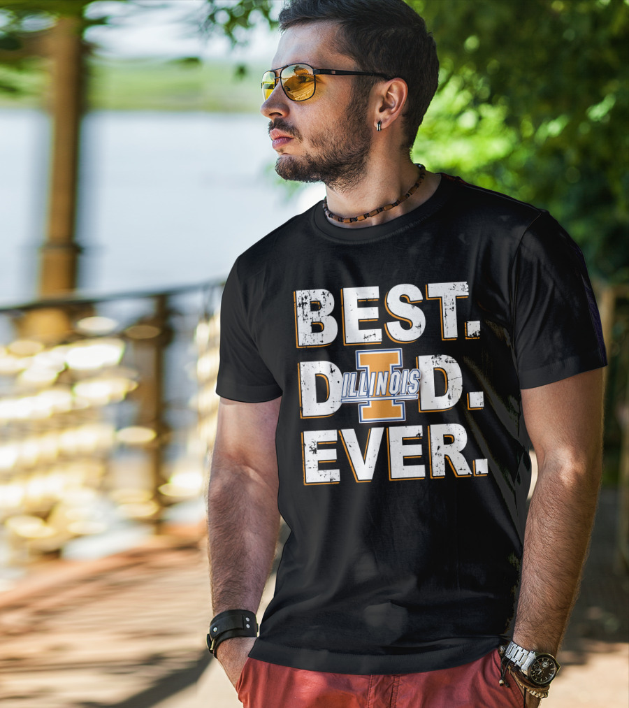 Best Illinois Dad Ever T-Shirt