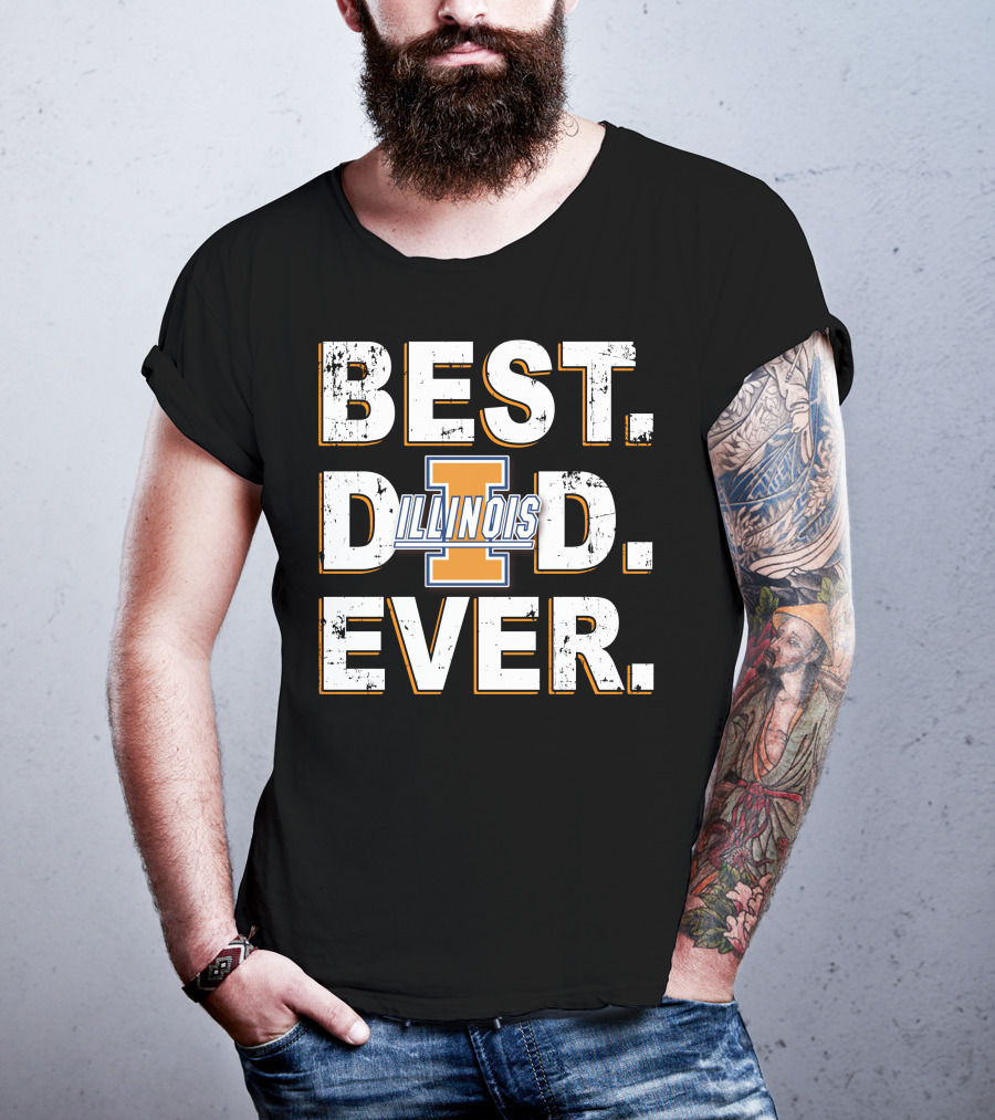 Best Illinois Dad Ever T-Shirt