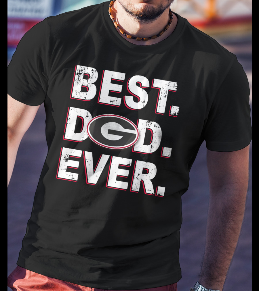 Best Dad Ever Georgia Bulldogs T-Shirt
