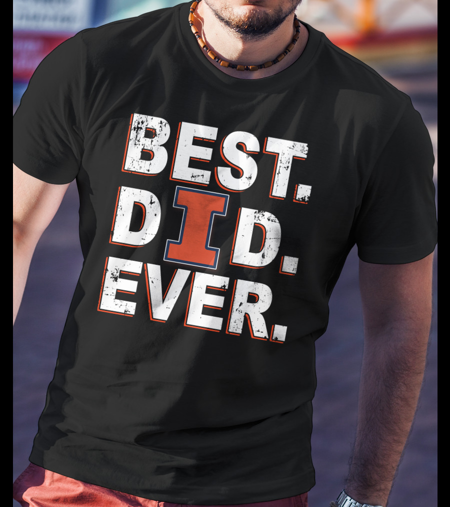 Best Dad Ever Illinois Dad T-Shirt