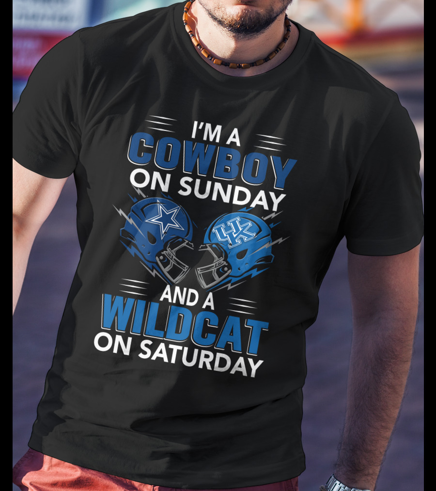 I'm A Cowboy On Sunday And A Wildcat On Saturday T-Shirt