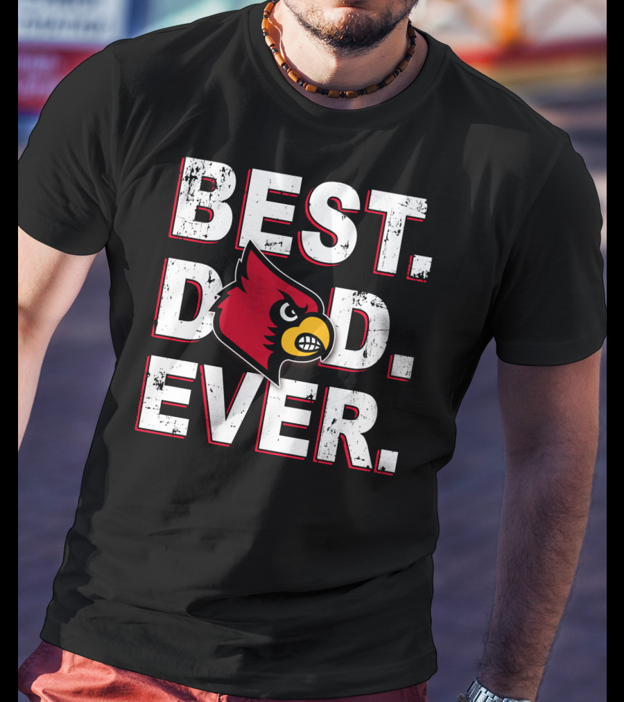 Best Dad Ever Cardinal Bird T-Shirt