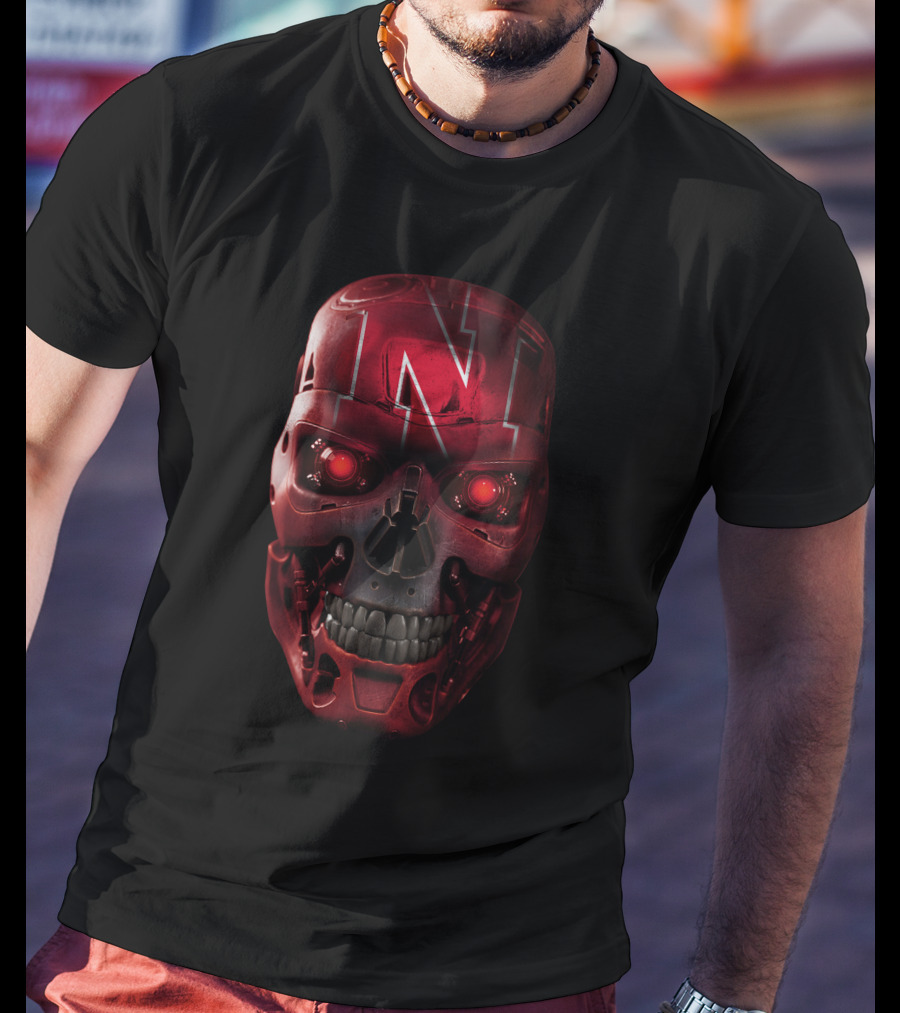 Skull Huskers Red N Terminator Style T-Shirt