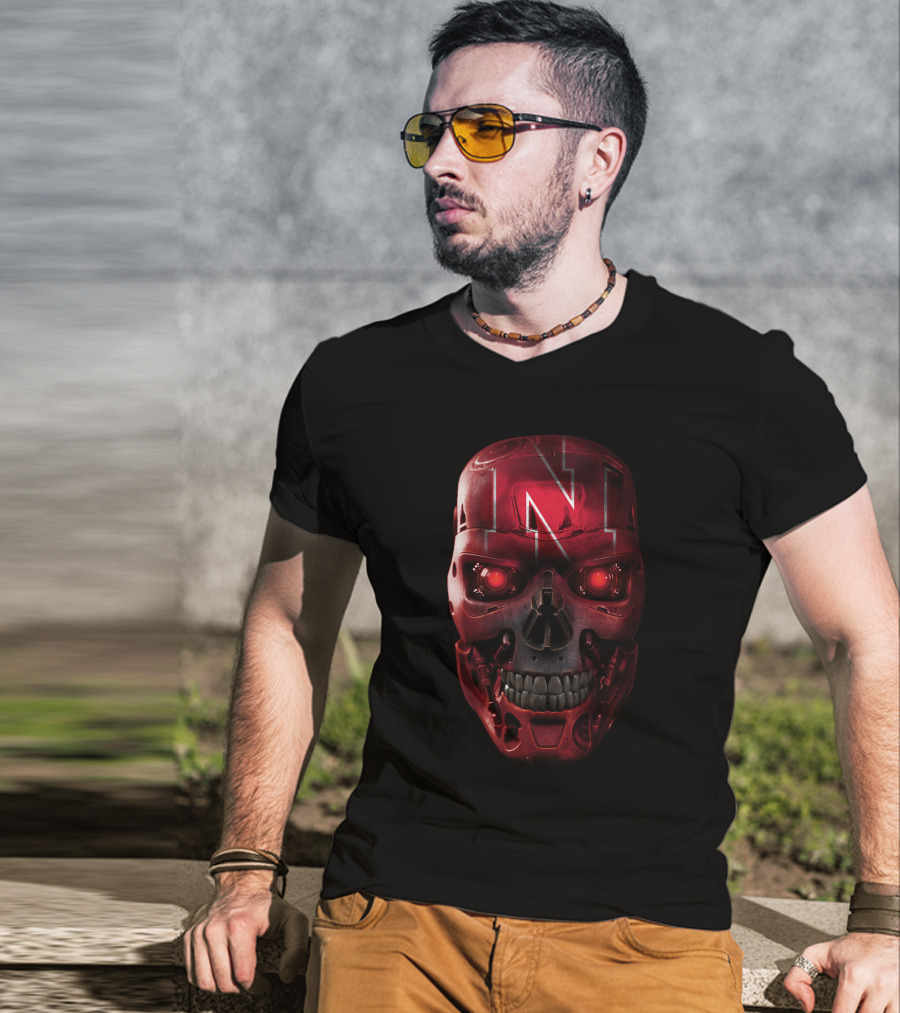 Skull Huskers Red N Terminator Style T-Shirt