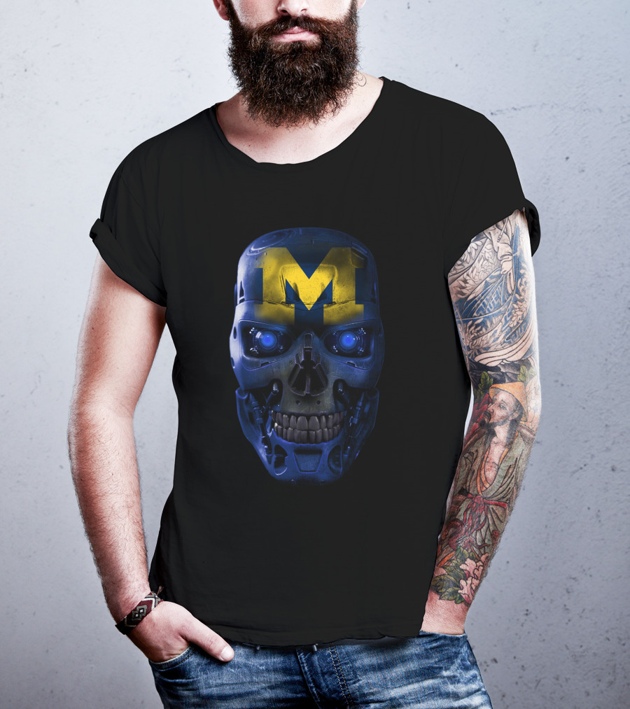 Wolverines Skull M T-Shirt