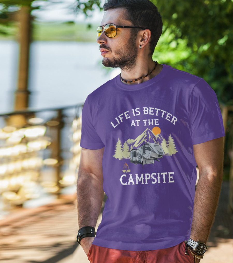 Life Is Better At The Campsite Momentum M Class 348M T-Shirt