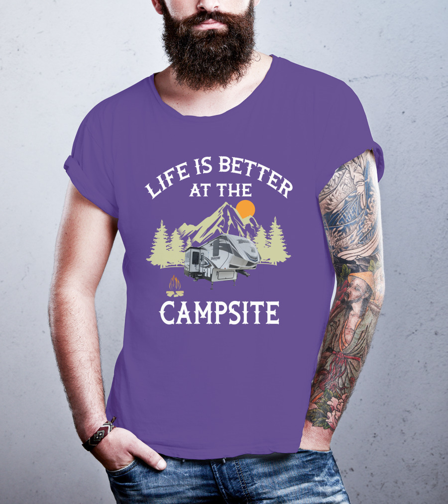 Life Is Better At The Campsite Momentum M Class 348M T-Shirt