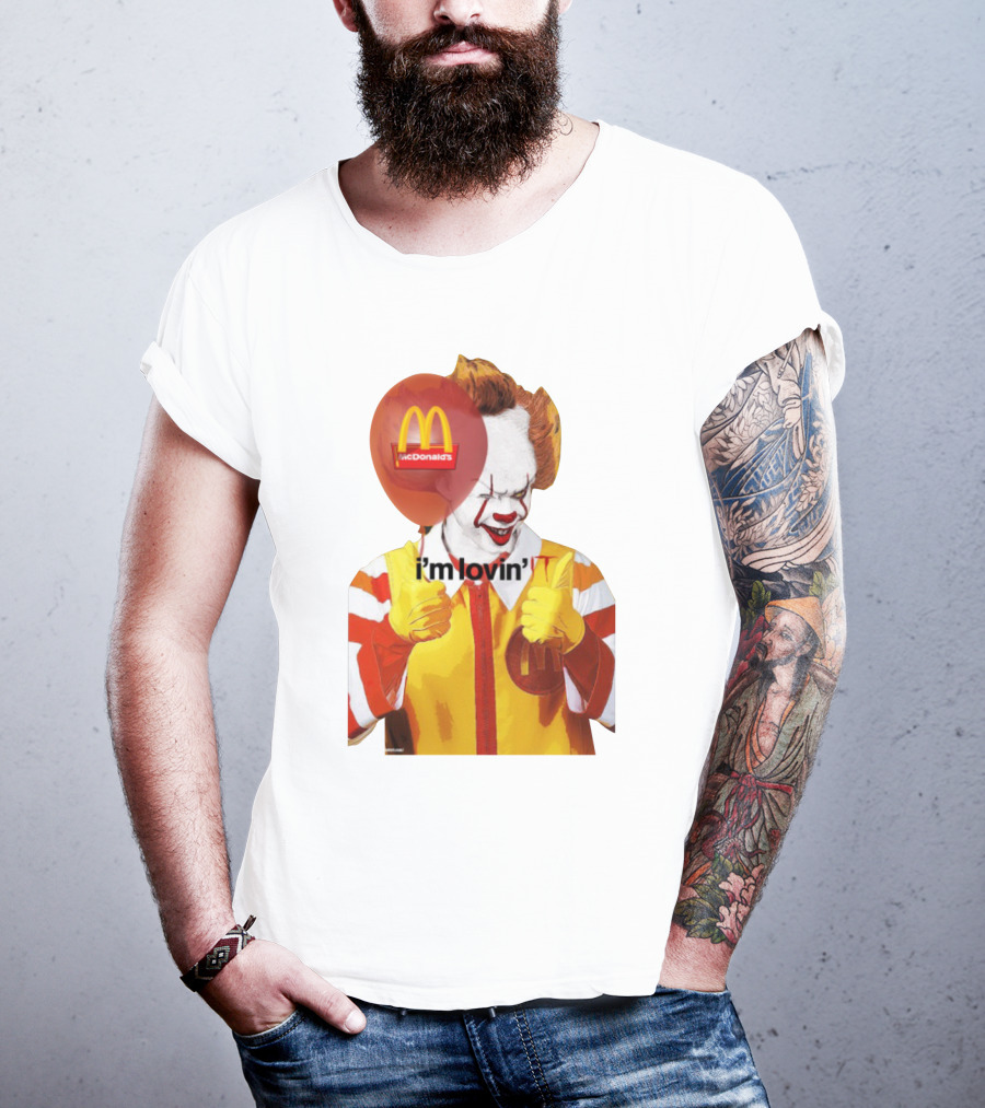 McDonald's I'm Lovin' It Clown Holding Red Balloon T-Shirt
