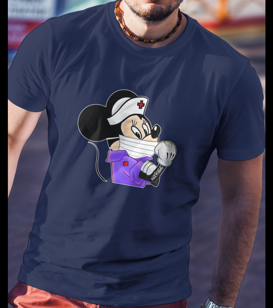 Minnie Nurse Strong Healthcare Worker T-Shirt