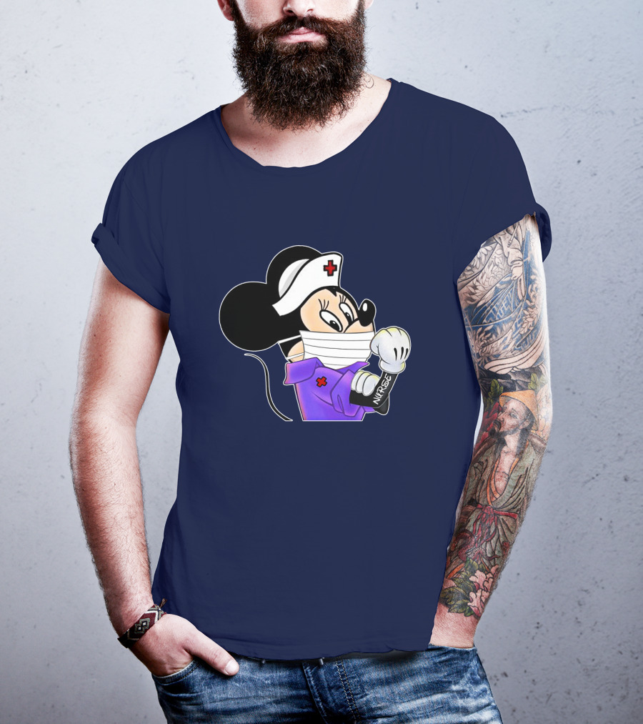 Minnie Nurse Strong Healthcare Worker T-Shirt