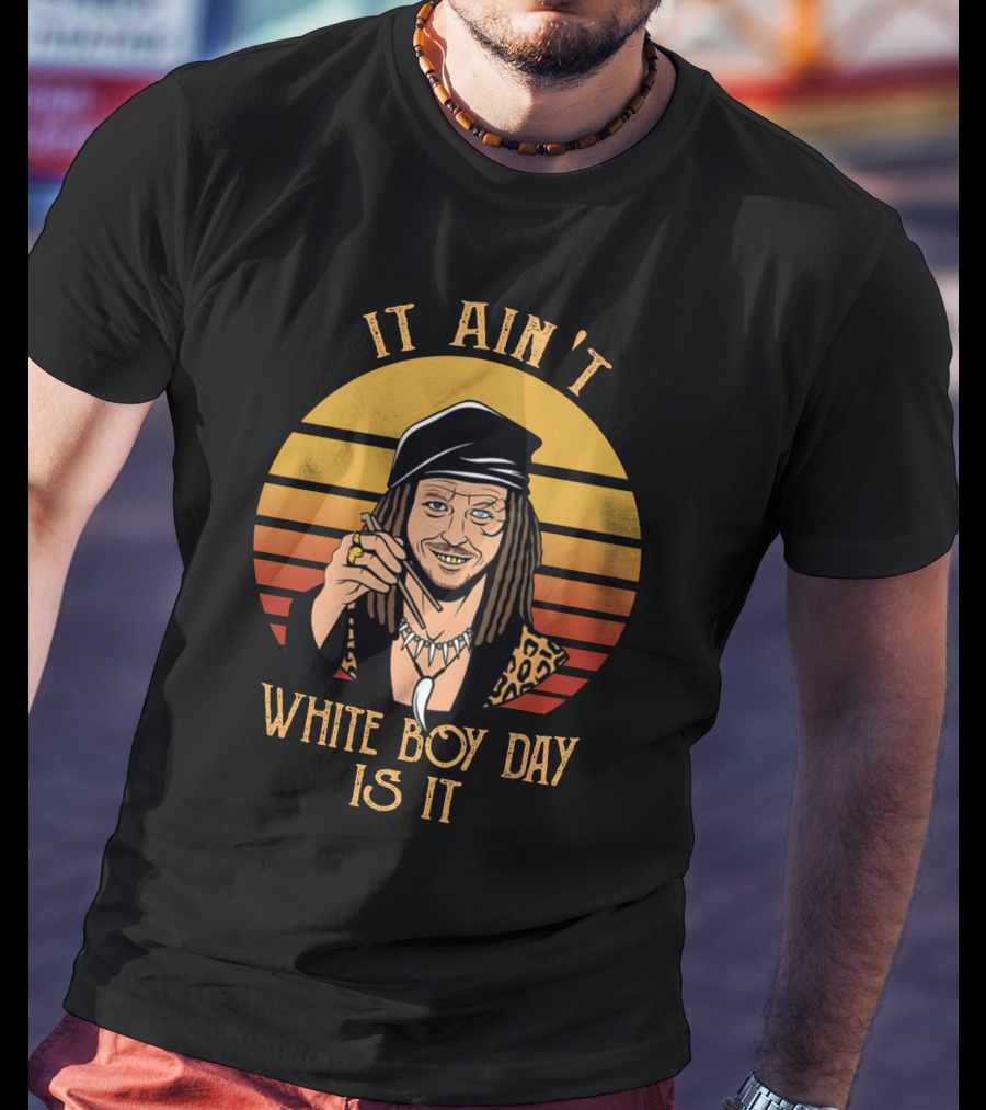 Drexl Spivey It Ain't White Boy Day Is It Vintage Circle T-Shirt