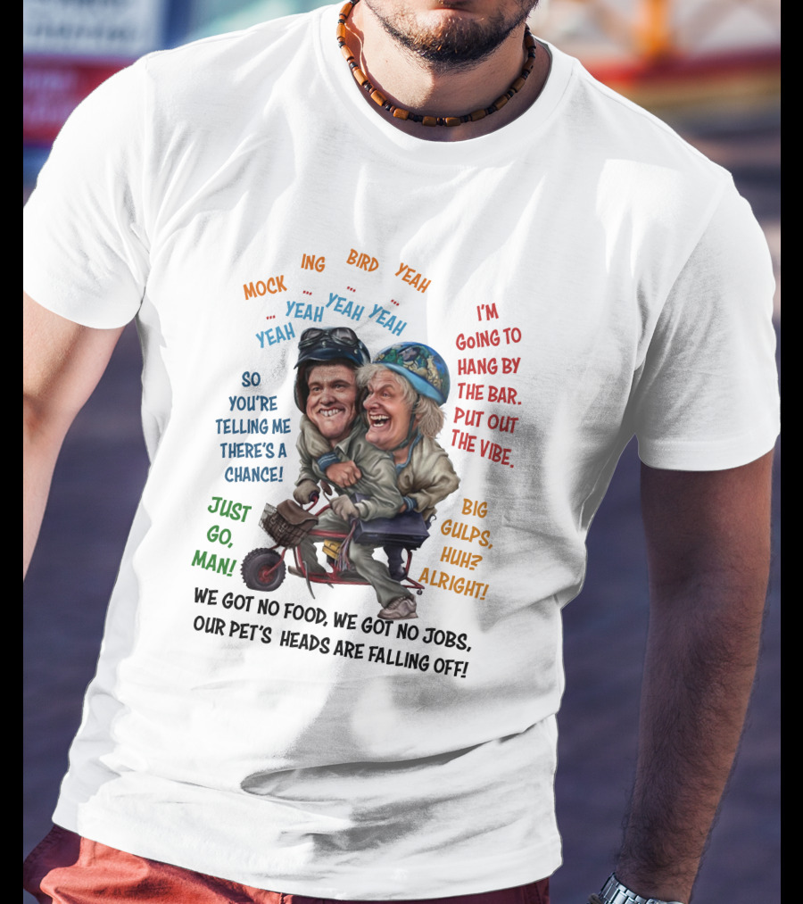Dumb And Dumber Mockingbird So You're Telling Me There's A Chance Just Go Man Big Gulps Huh Alright T-Shirt