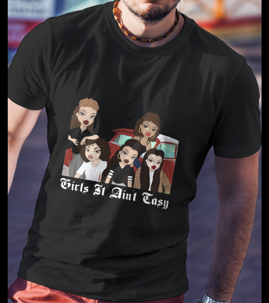 Mi Vida Loca Girls It Ain't Easy Five Women By Car T-Shirt