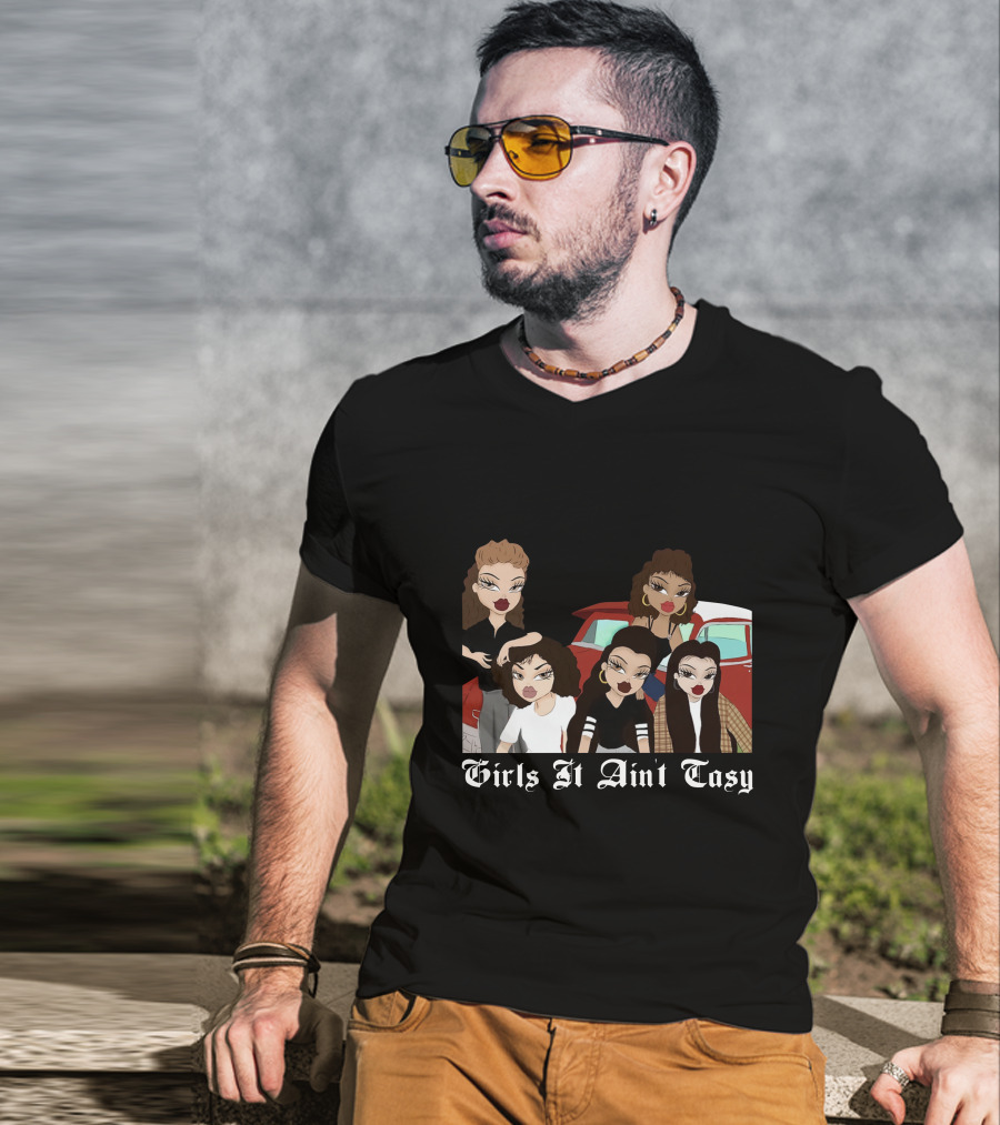 Mi Vida Loca Girls It Ain't Easy Five Women By Car T-Shirt