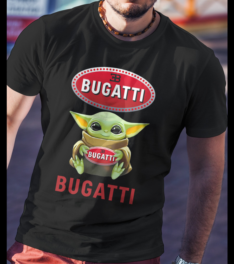 Bugatti Baby Yoda Hugging T-Shirt