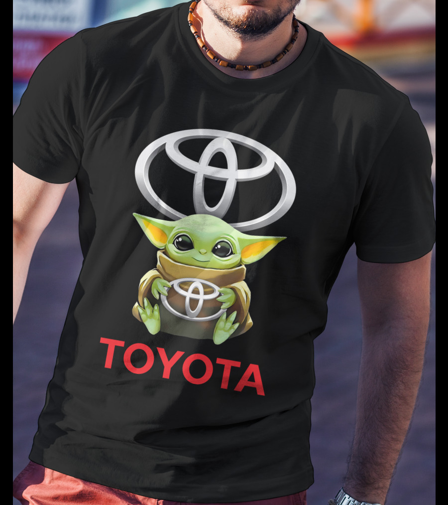 Baby Yoda Holding Toyota T-Shirt