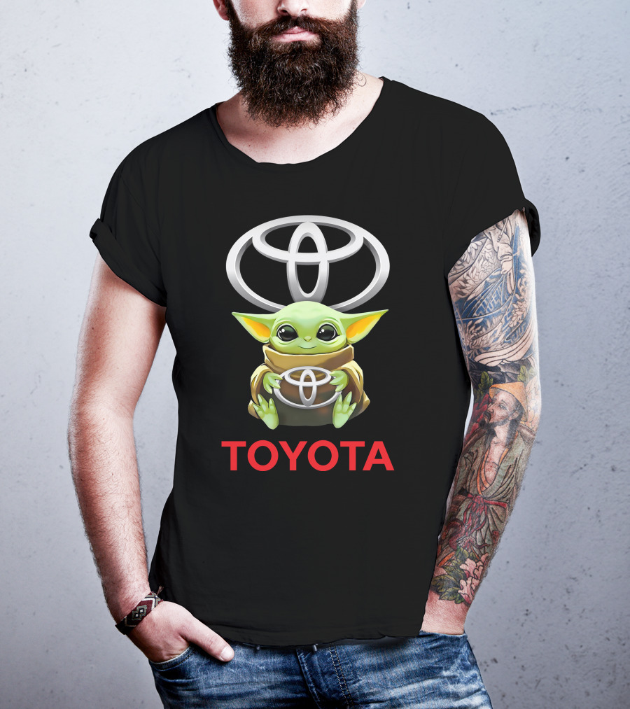 Baby Yoda Holding Toyota T-Shirt