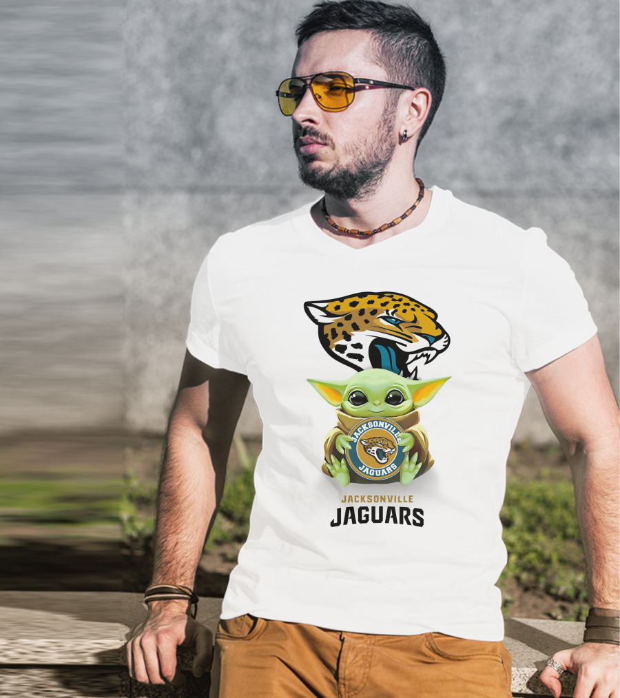 Baby Yoda Jacksonville Jaguars Nfl Team Spirit Fan T-Shirt