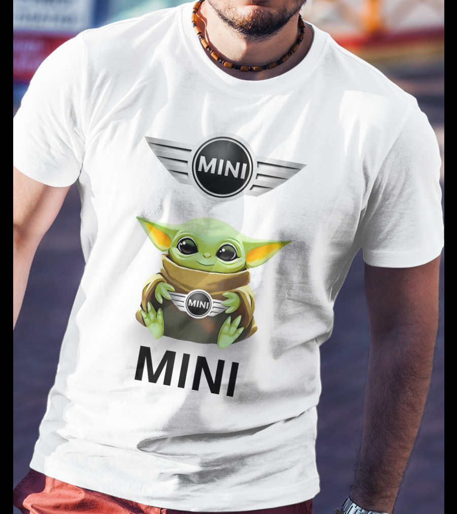 Mini Baby Yoda Hug T-Shirt