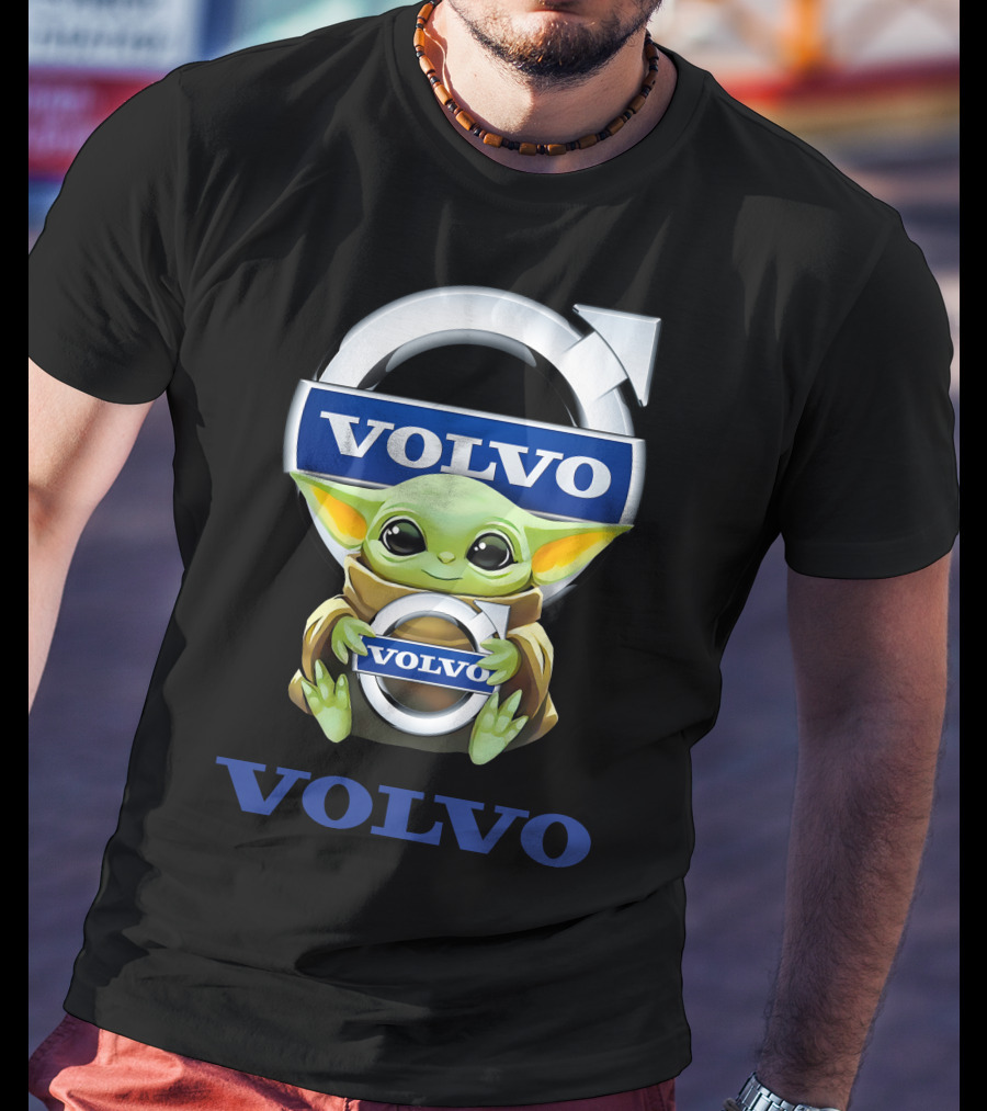 Star Wars Baby Yoda With Volvo T-Shirt