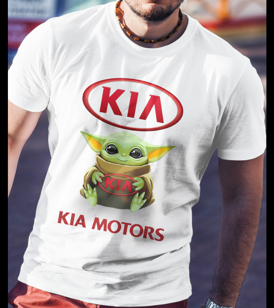Kia Motors Baby Yoda Hug Kia T-Shirt
