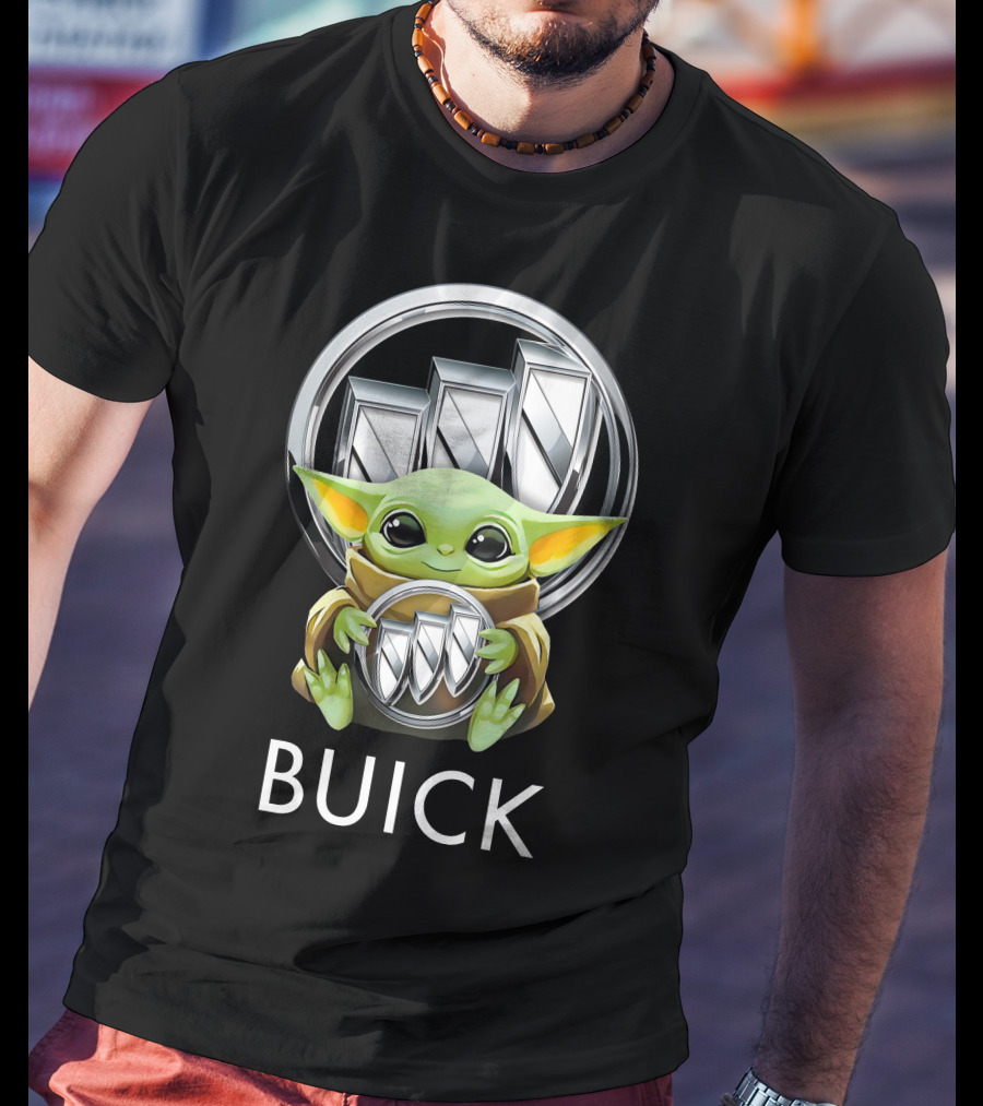 Grogu Holding Buick T-Shirt