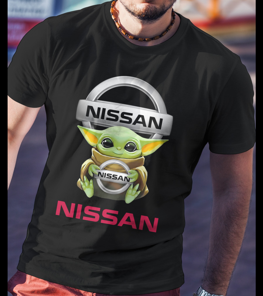 Grogu Hugging Nissan T-Shirt