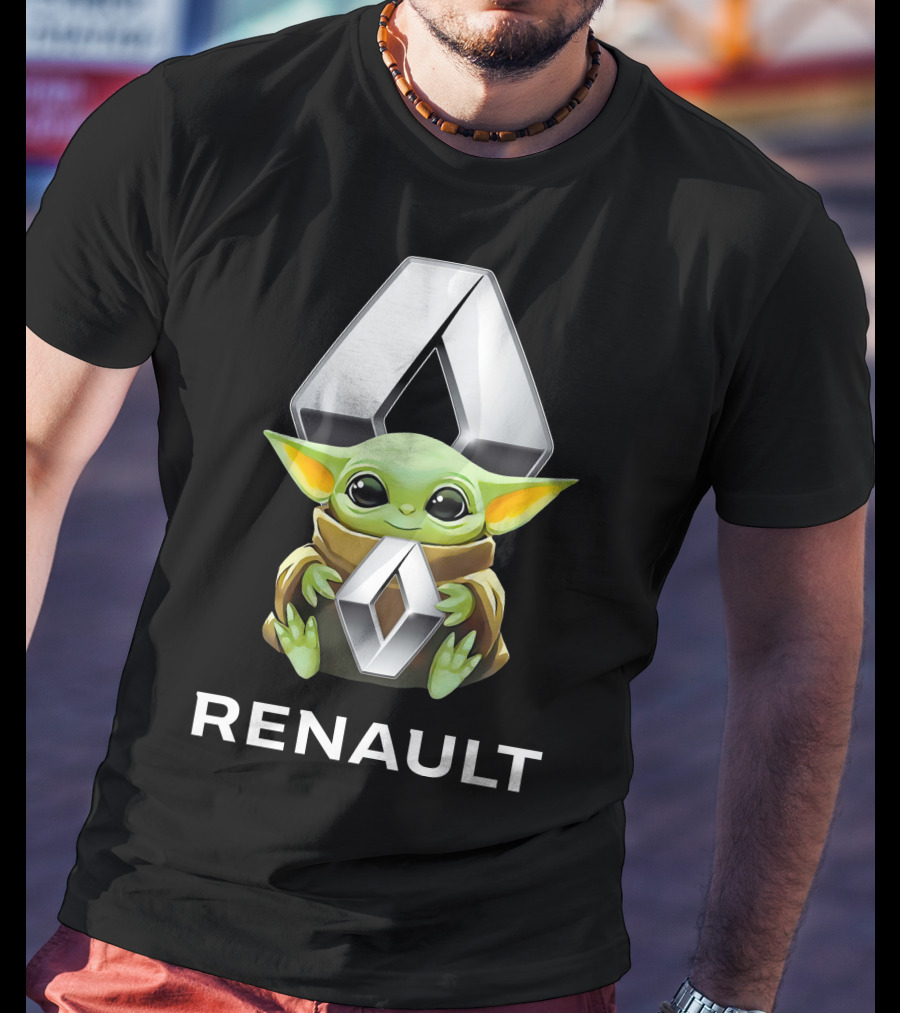 Grogu Holding Renault T-Shirt